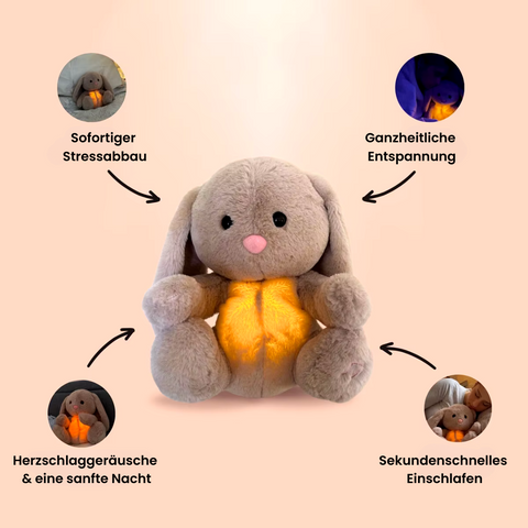 SnuggleBunny - Weiches Plüschtier mit Atembewegung