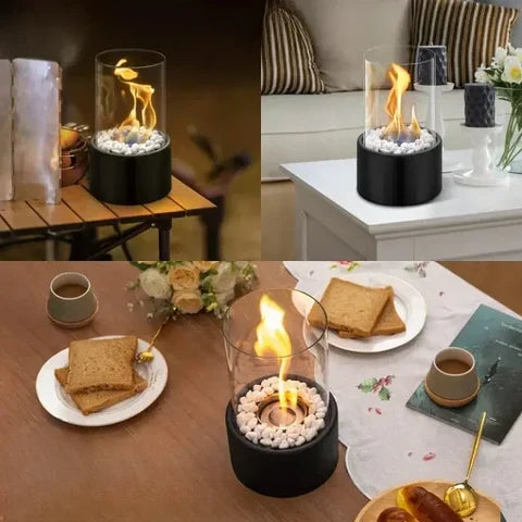 LuminaPit - Runde Tisch-Feuerstelle