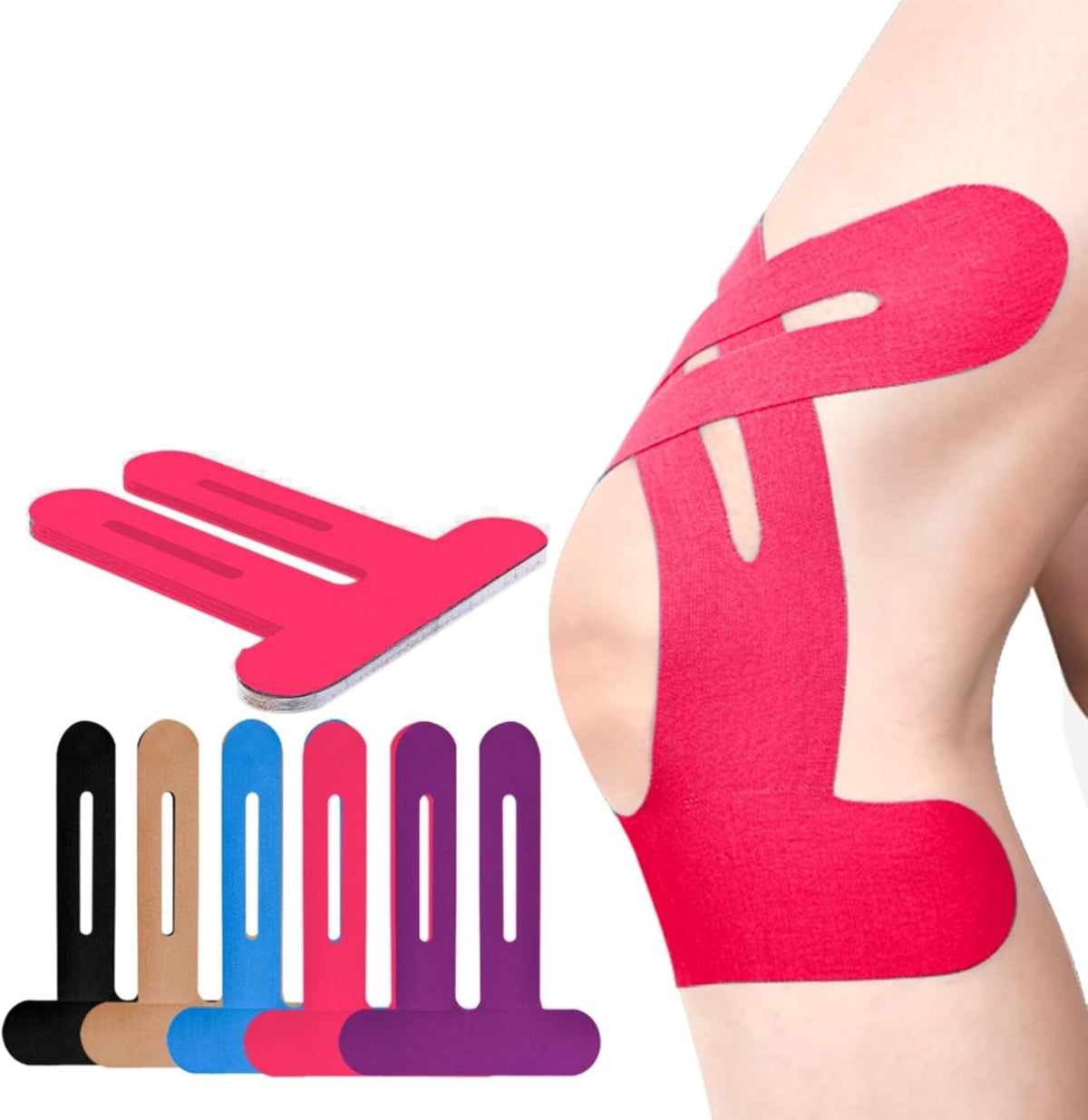 FlexiTape - Vorgeschnittenes kinesiologisches Knie-Tape