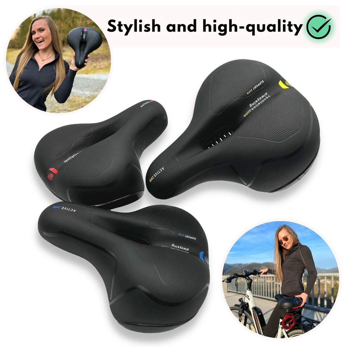 Ventyx - Ergonomischer, stoßabsorbierender Ersatz-Fahrradsattel