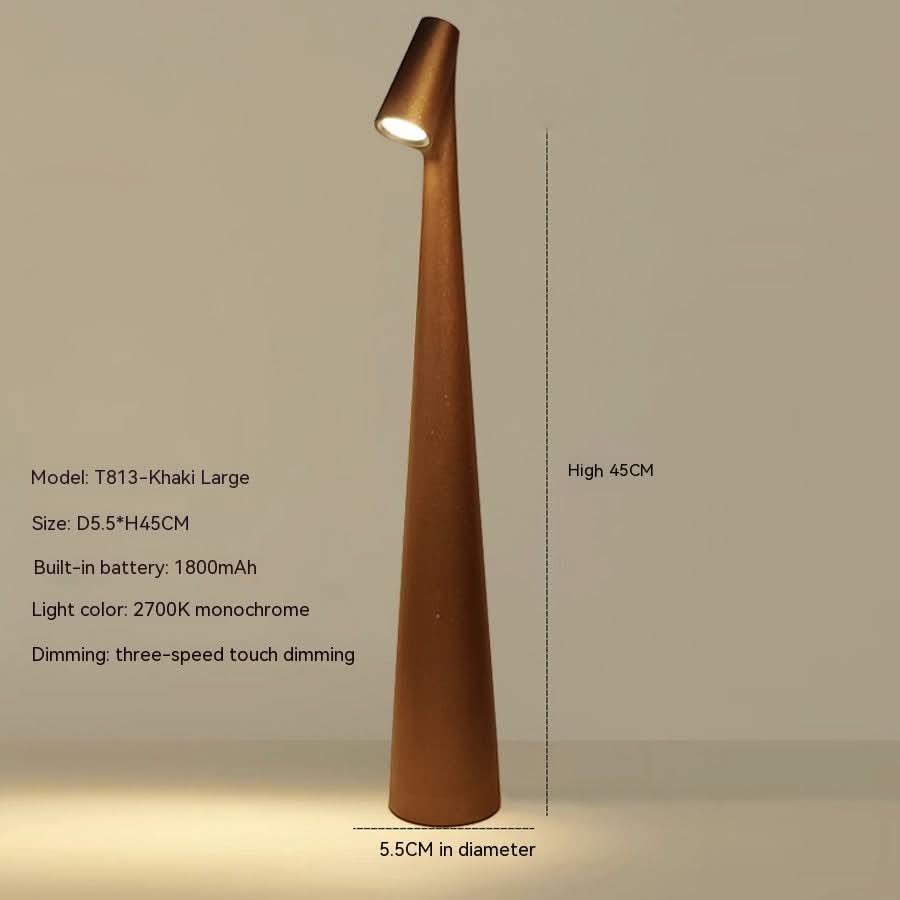 AuraGlow - Moderne kabellose Tischlampe