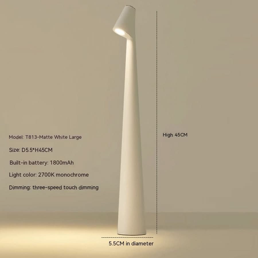 AuraGlow - Moderne kabellose Tischlampe