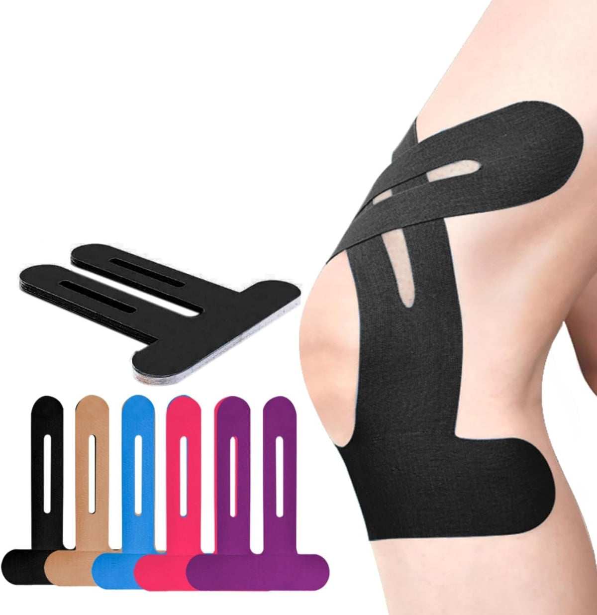 FlexiTape - Vorgeschnittenes kinesiologisches Knie-Tape