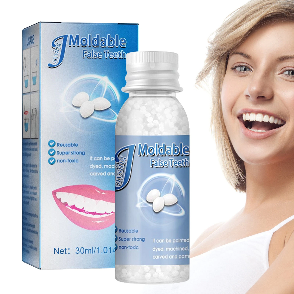 SmileFill - Formbares Set zur vorübergehenden Zahnreparatur