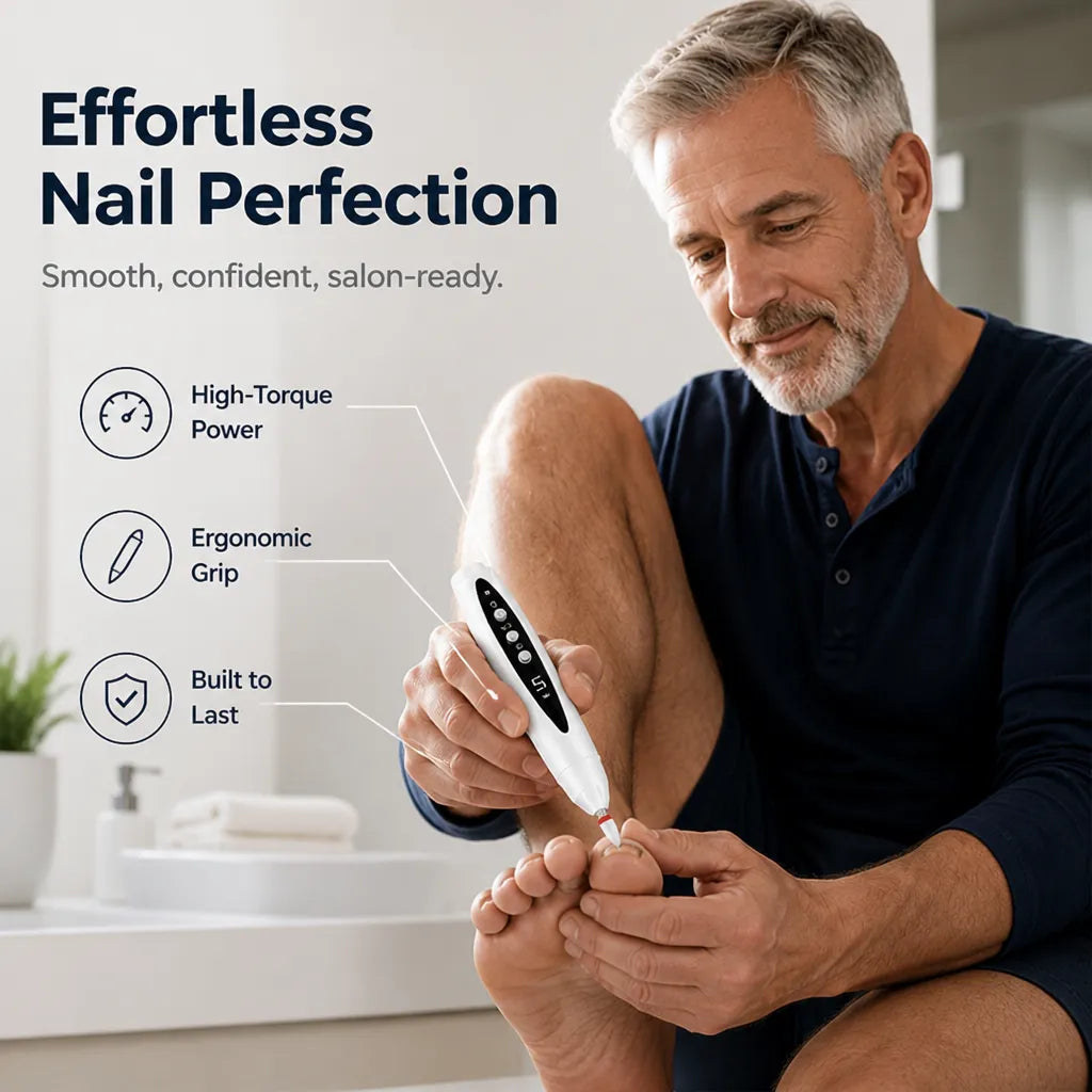 2-in-1 Electric Nail Drill and UV Gel Lamp