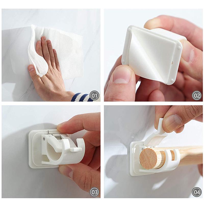 StickHold - Klebehalterung für Gardinenstangen ohne Bohren