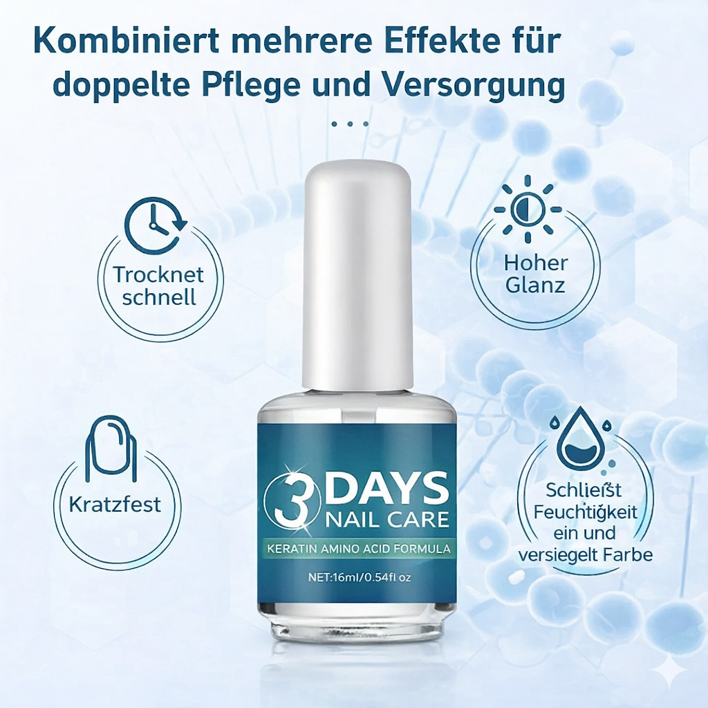 Fortinail - Transparenter glänzender Nagelhärter