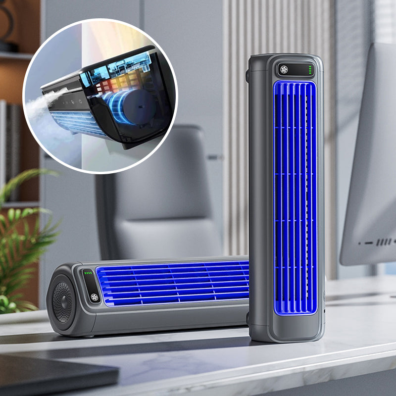 Novavent - Tragbarer wiederaufladbarer Turmventilator
