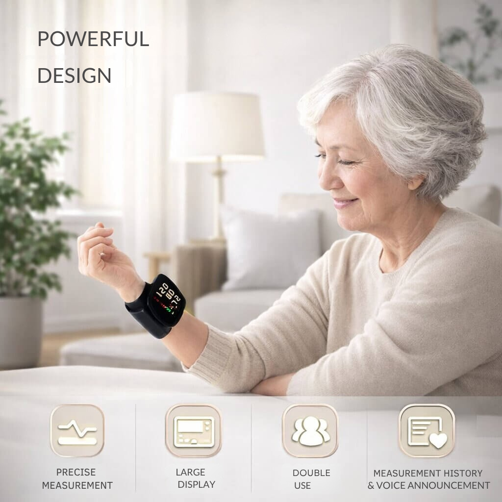 Vitalsync - Digitales Blutdruckmessgerät fürs Handgelenk