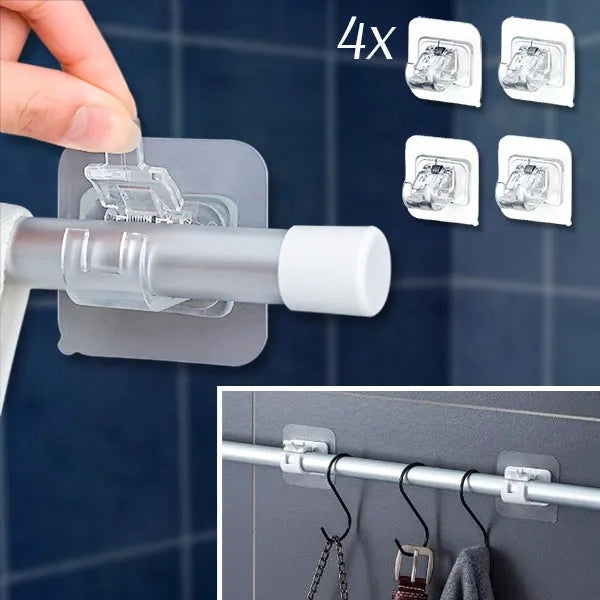 4-Piece Versatile Storage Hooks for Space-Saving Organization