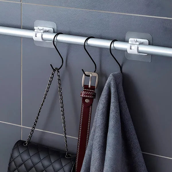 4-Piece Versatile Storage Hooks for Space-Saving Organization