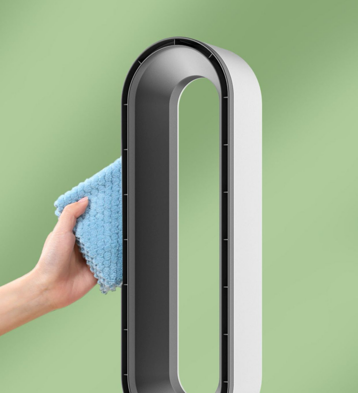 VibeBreeze - Moderner rotorloser Turmventilator