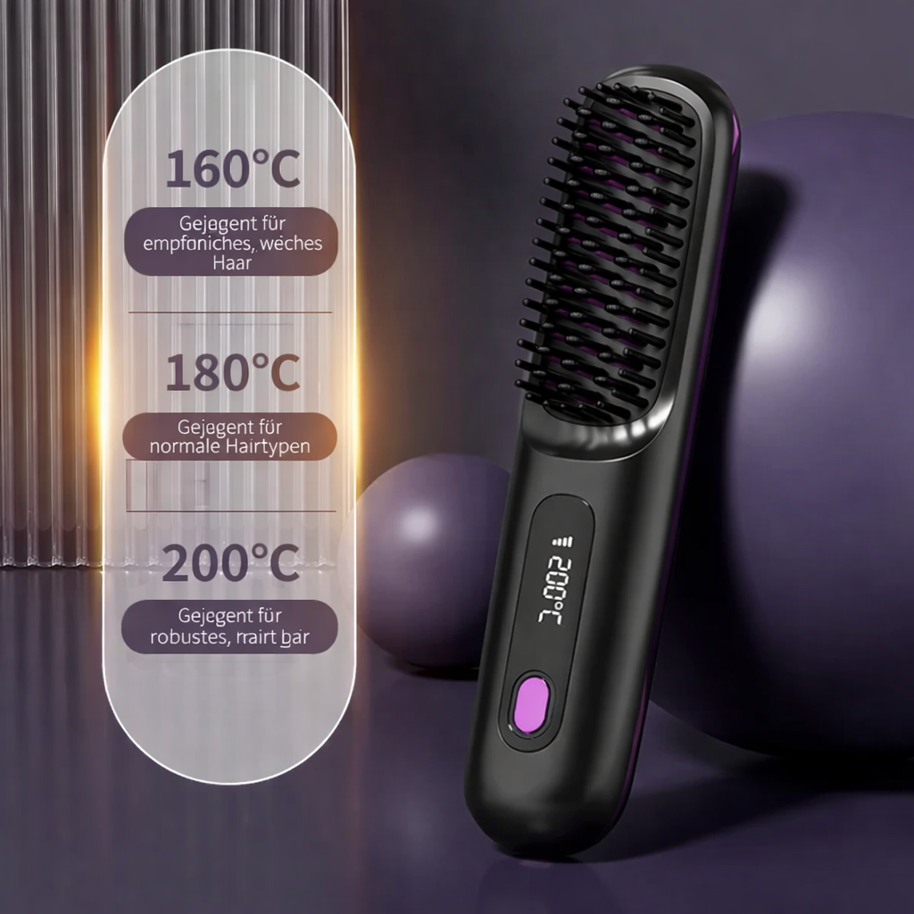 StyleBrush - Kabellose Haarglättungsbürste