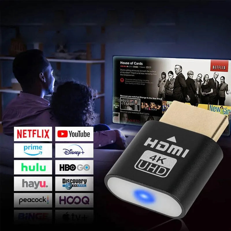 4K HDMI TV Streaming Device with Plug and Play Setup
