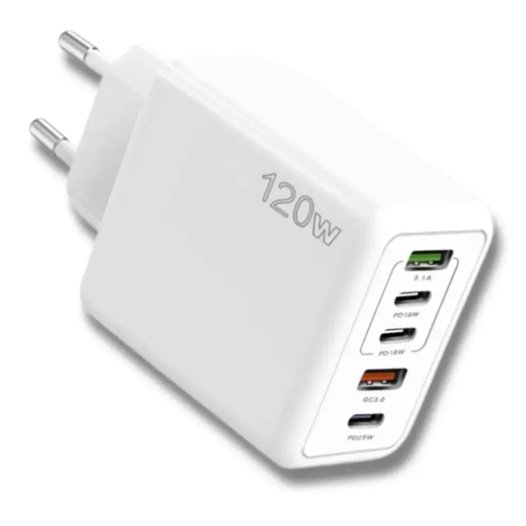 5-Port USB Wall Charger with Quick Charge 3.0