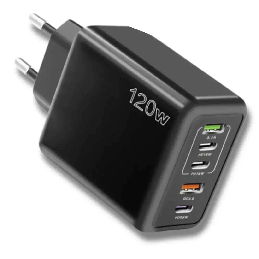 5-Port USB Wall Charger with Quick Charge 3.0