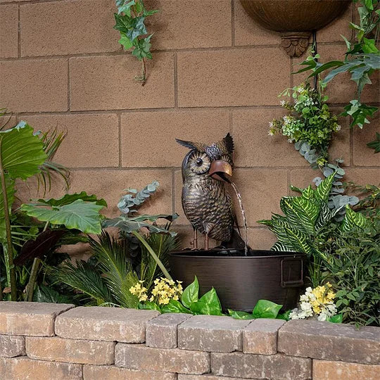 Faunatide - Skulpturaler Gartenbrunnen mit Tiermotiv