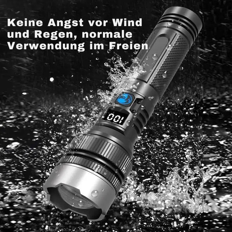 BeamTorch - Wiederaufladbare kompakte LED-Taschenlampe