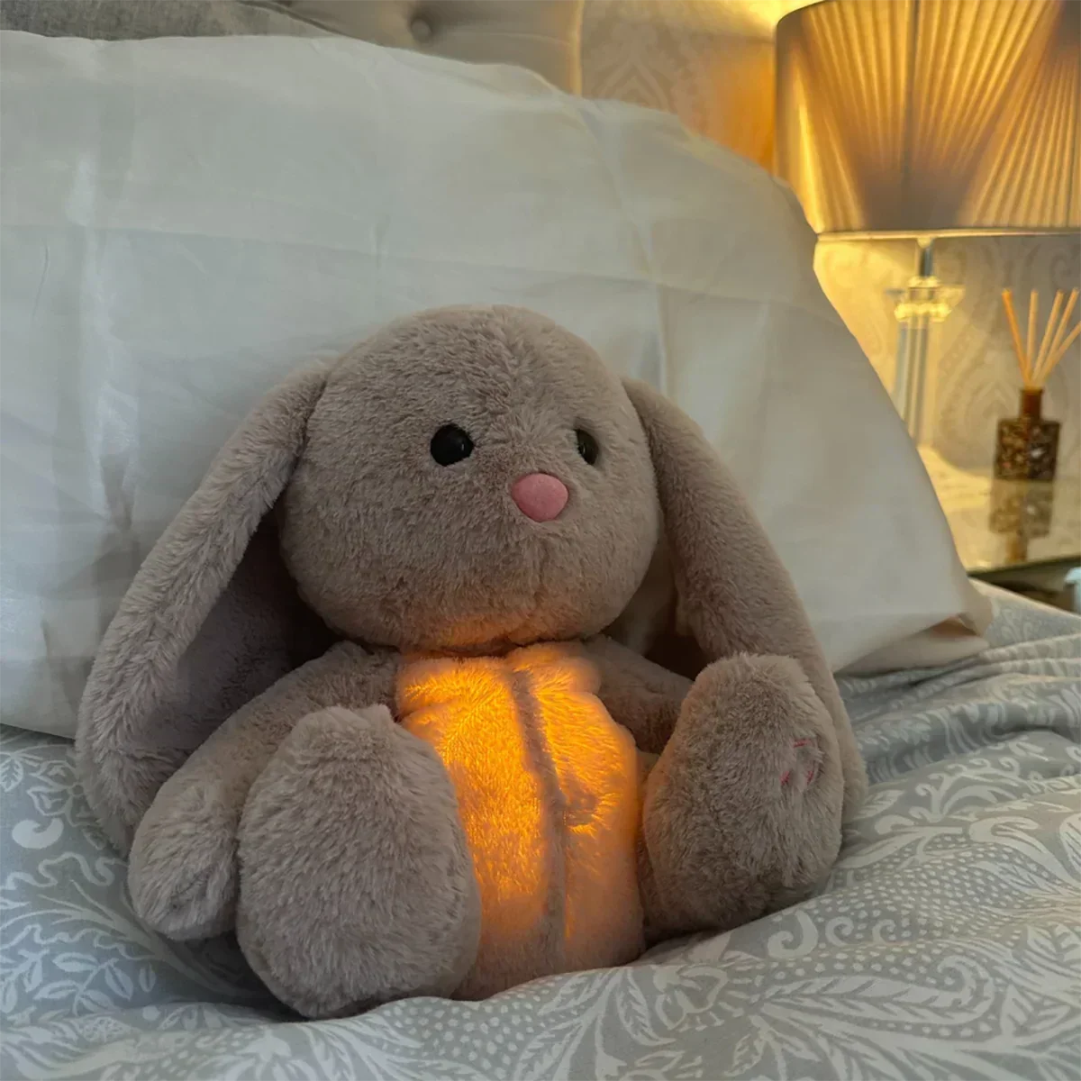 SnuggleBunny - Weiches Plüschtier mit Atembewegung