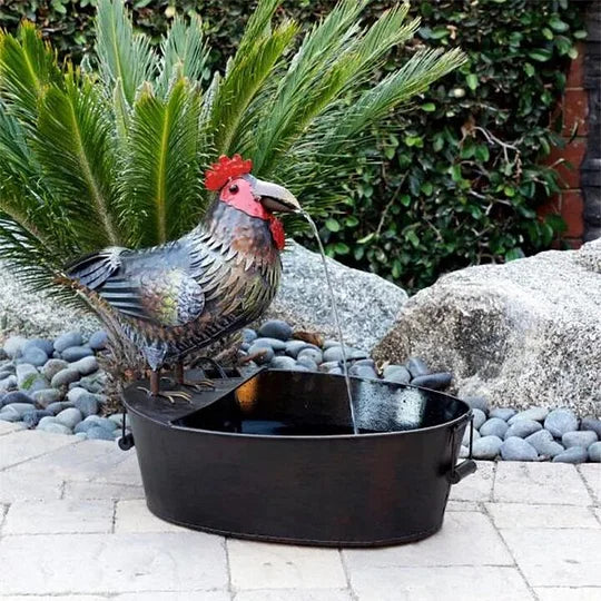 Faunatide - Skulpturaler Gartenbrunnen mit Tiermotiv
