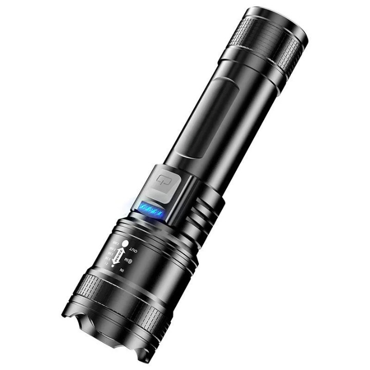 BeamTorch - Wiederaufladbare kompakte LED-Taschenlampe