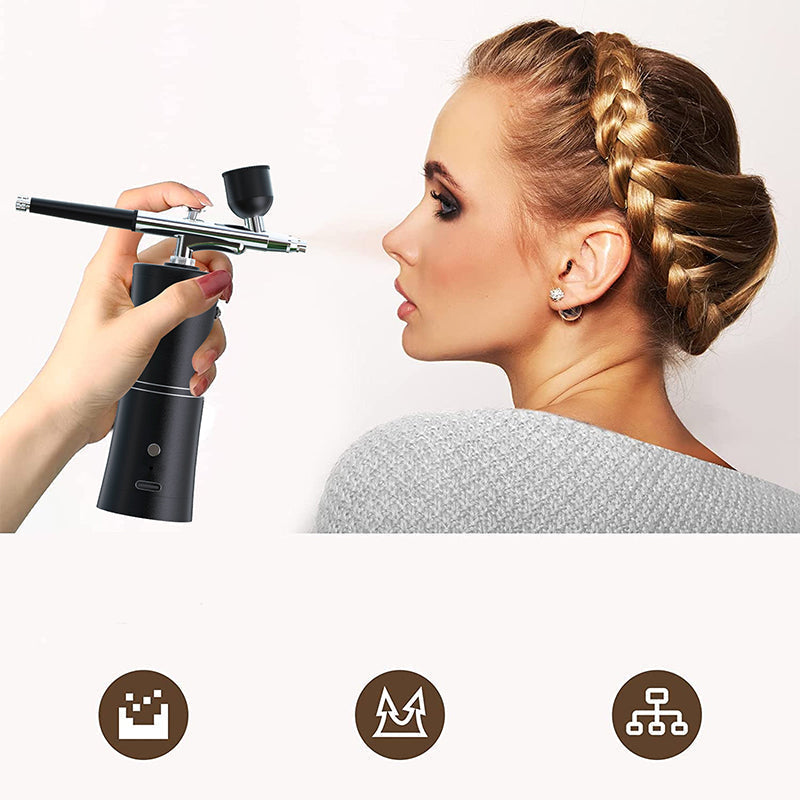 FluidJet - Kabelloses, wiederaufladbares Airbrush-Set