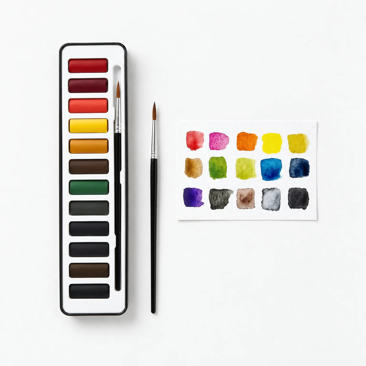 AquaSketch – Aquarell-Arbeitsbuchset für Anfänger