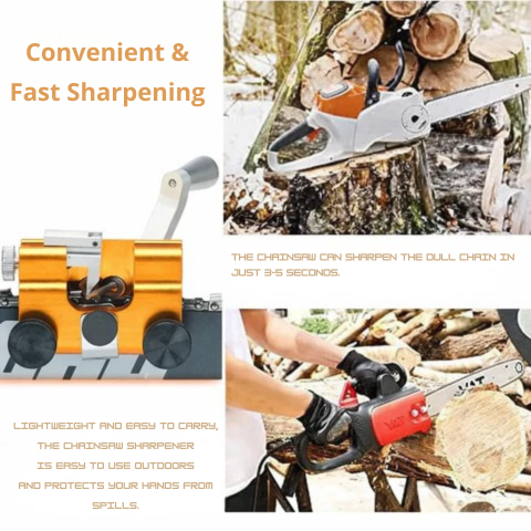 EdgeGrind - Manueller Kettenschärfer für Kettensägen