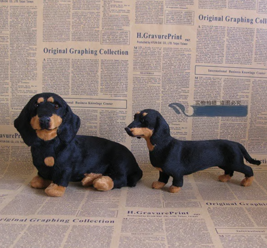 Interactive Dachshund Plush Dog Toy