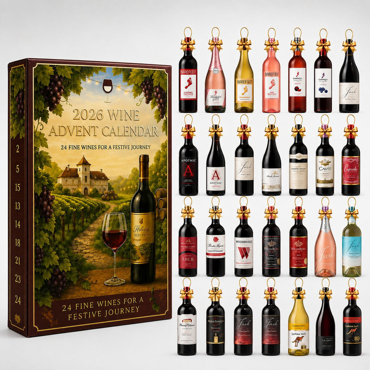 Wine Bottle Holiday Advent Calendar