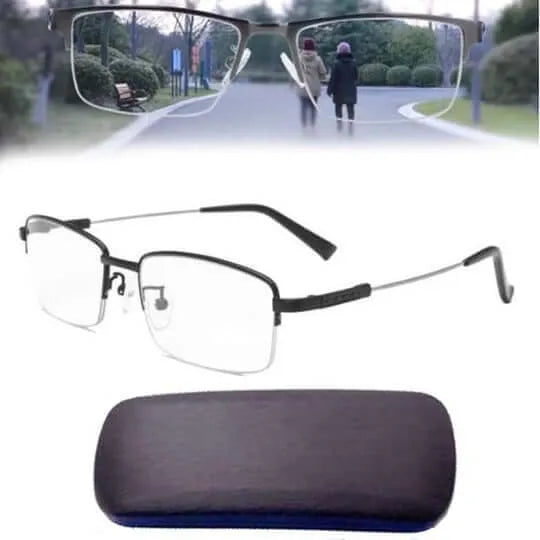 Adaptive Multi-Zone Progressive Reading Glasses