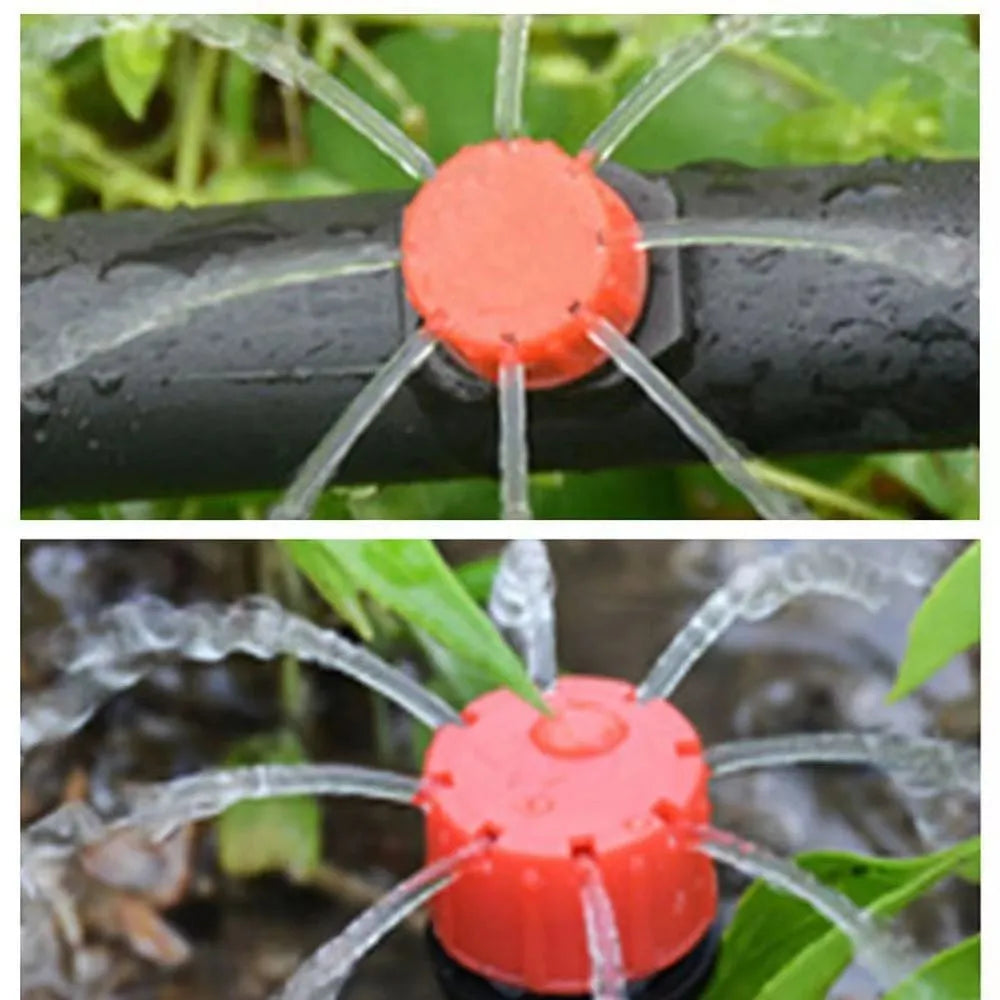 Adjustable Drip Irrigation Kit with 360-Degree Drippers