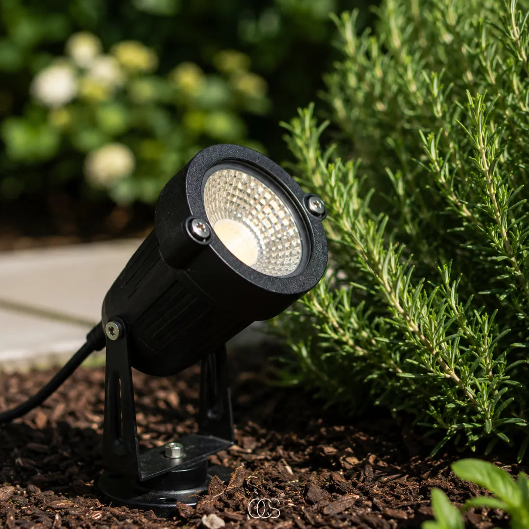 Adjustable LED Garden Spotlight with Ground Stake