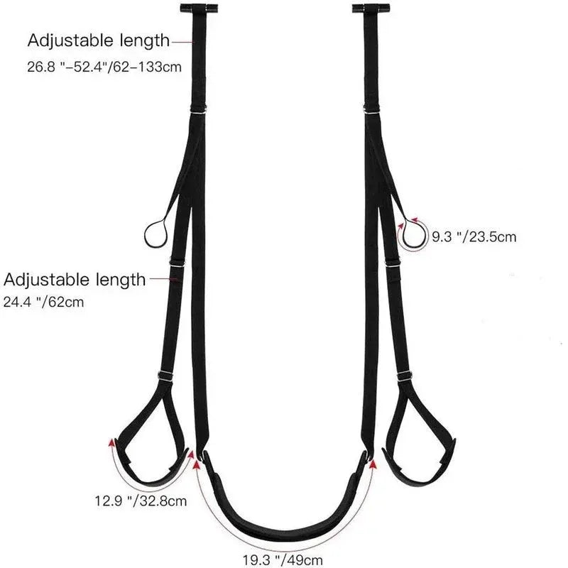 Adjustable Over-Door Swing Set for Couples