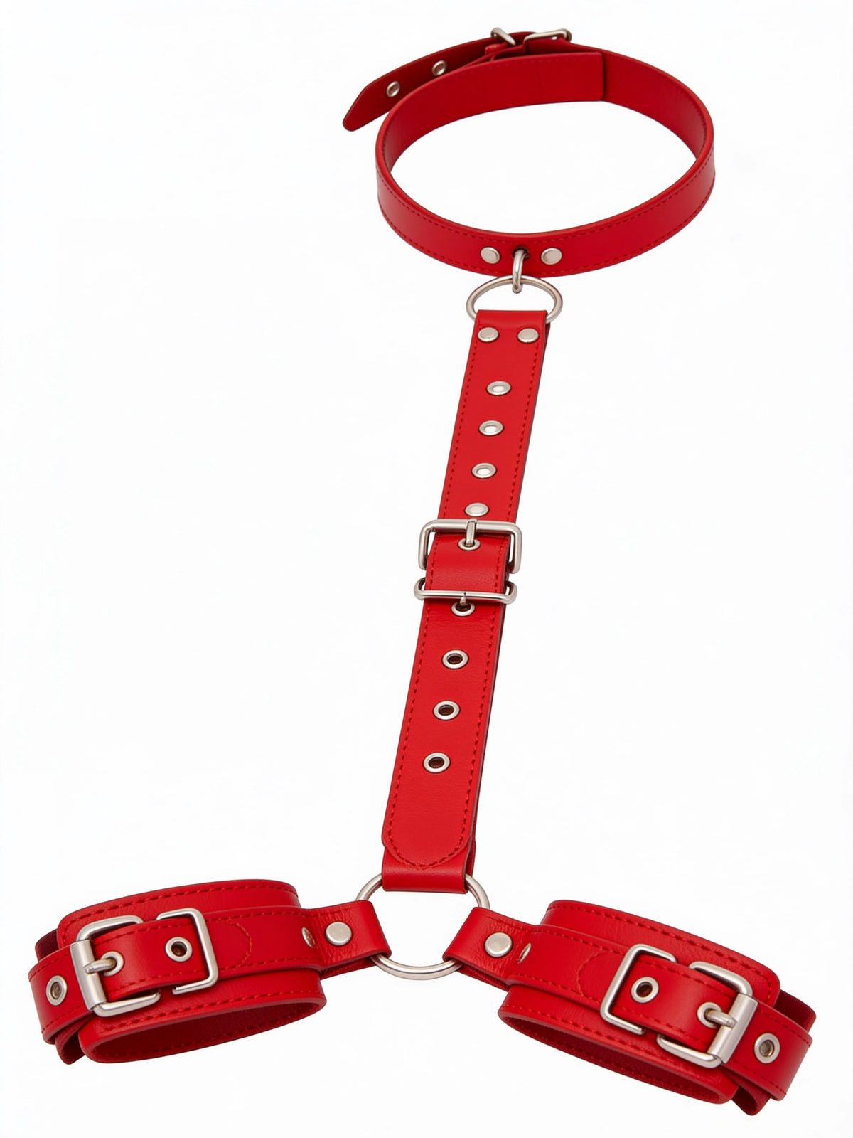 Adjustable Restraint Cuff Set for Couples