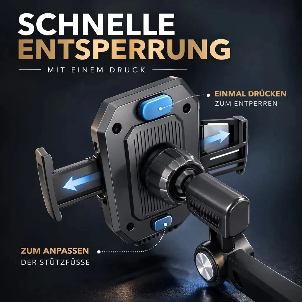 Adjustable Suction Cup Car Phone Mount with 360 Degree Rotation