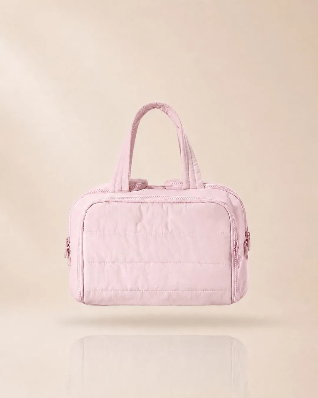 All-in-One Travel Makeup Organizer Bag with Water-Resistant Lining
