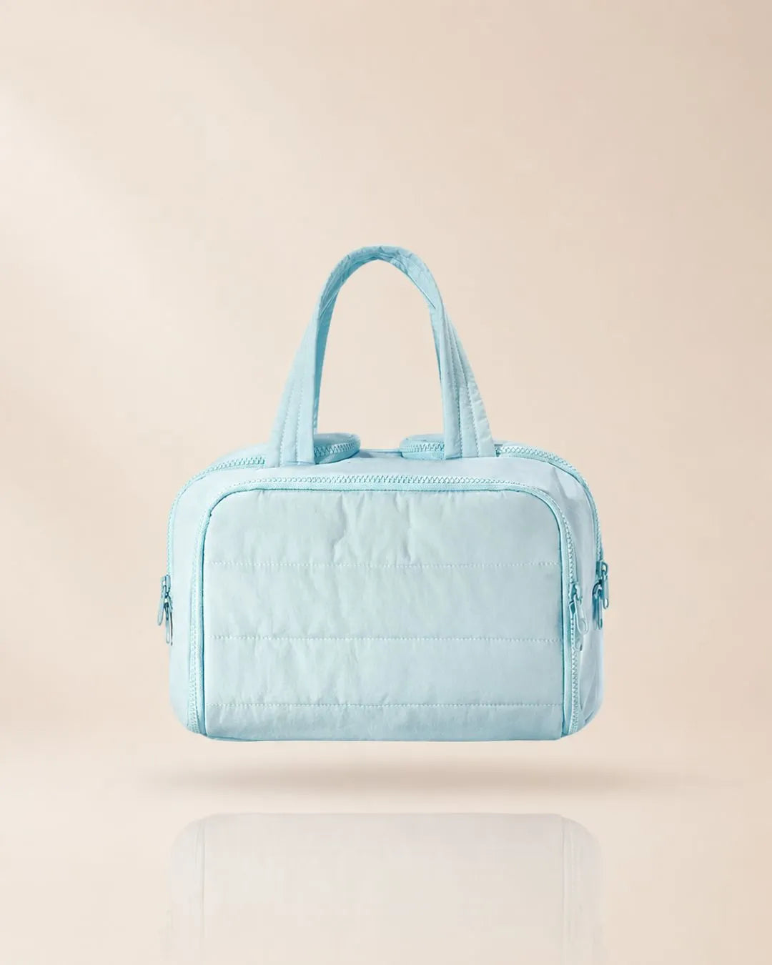 All-in-One Travel Makeup Organizer Bag with Water-Resistant Lining