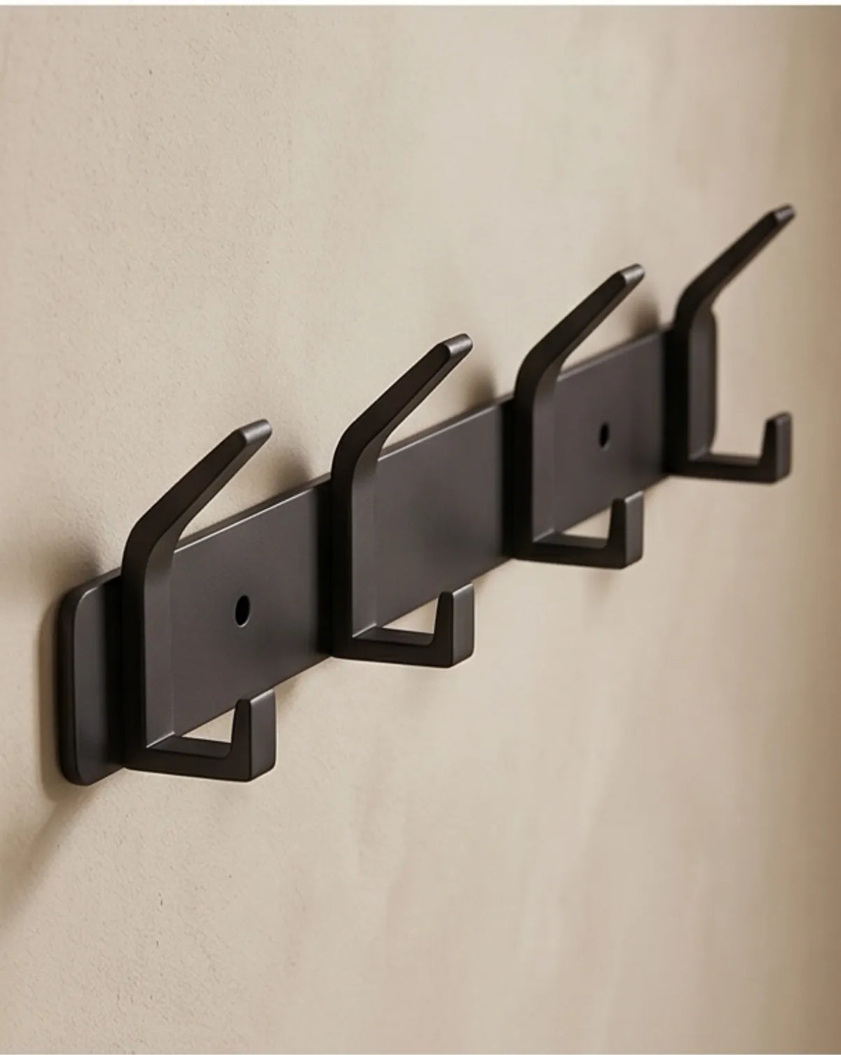 Aluminium Wall Coat Rack with Hooks
