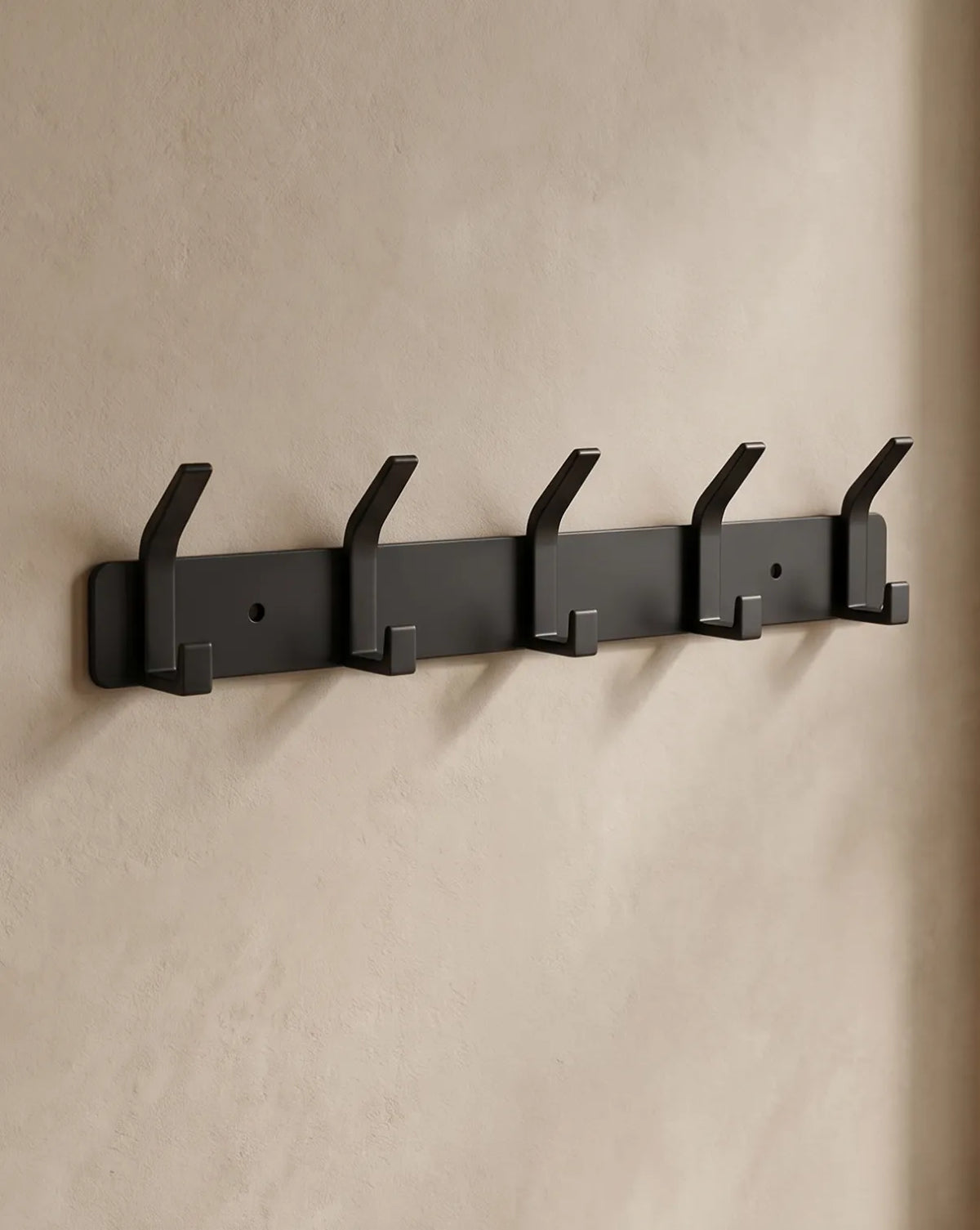 Aluminium Wall Coat Rack with Hooks