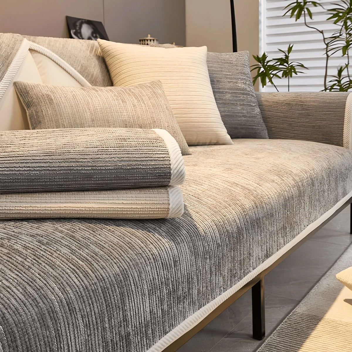 Anti-Slip Waterproof Sofa Cover with Washable Design