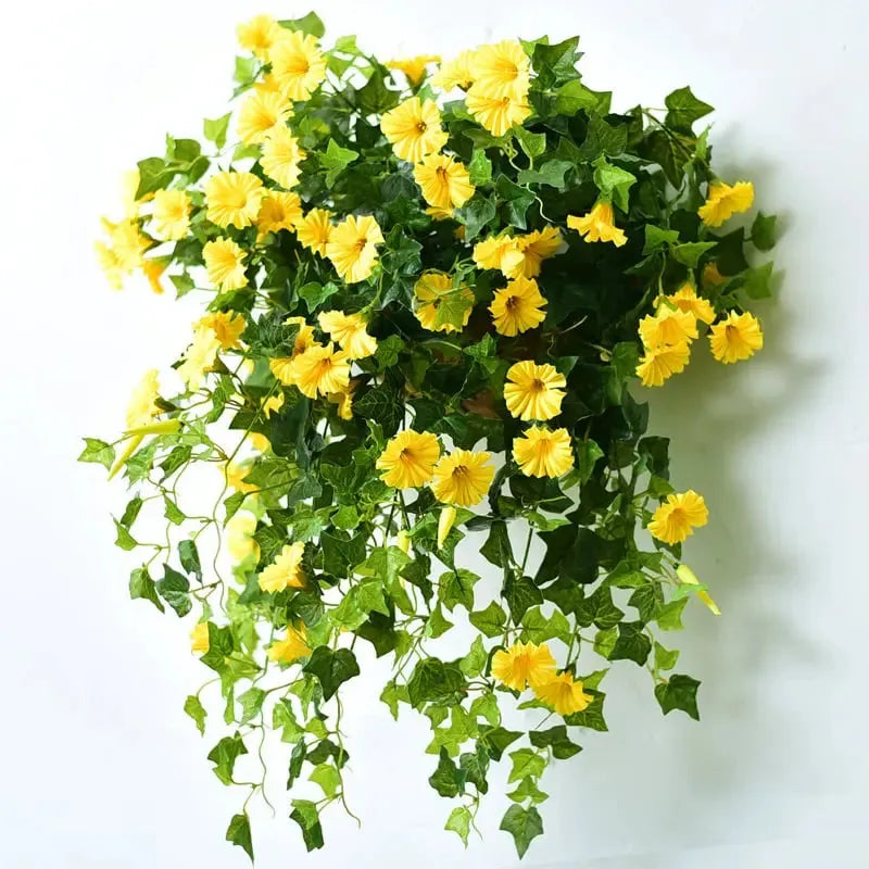Artificial Morning Glory Stem with UV Resistance