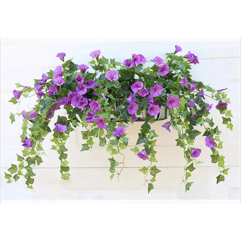 Artificial Morning Glory Stem with UV Resistance