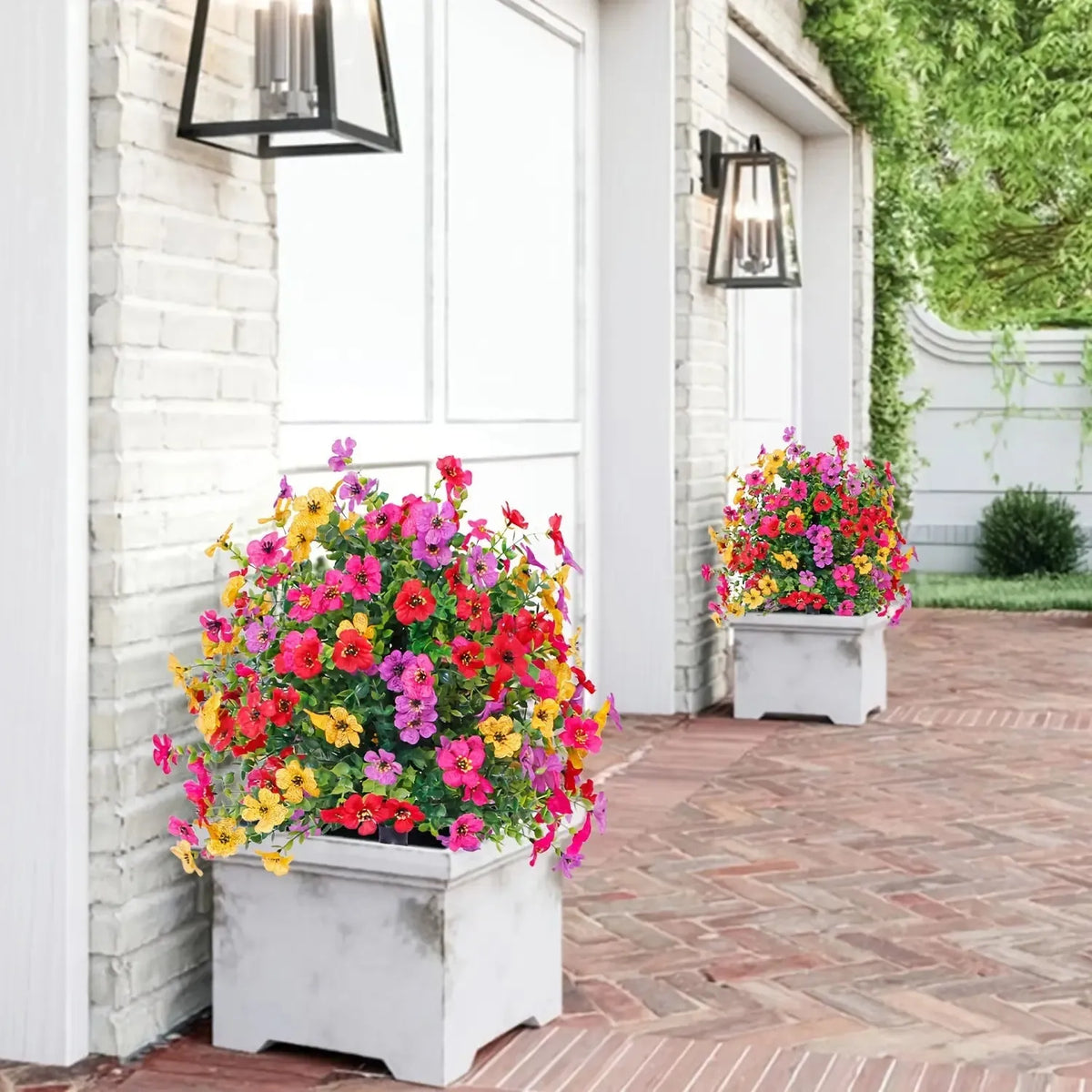 Artificial Outdoor Garden Flowers with UV Protection