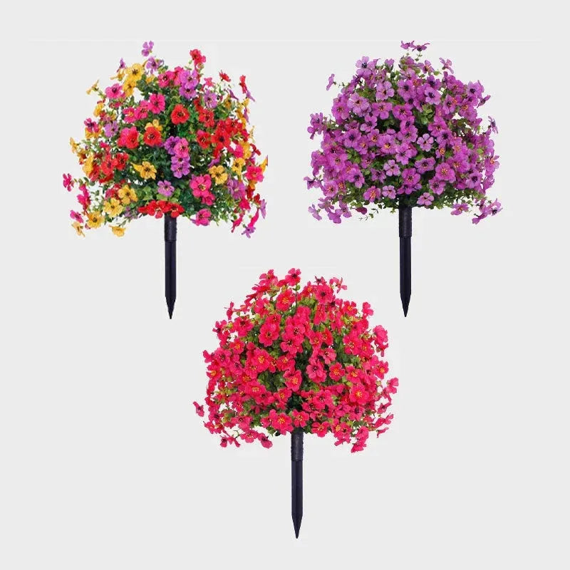 Artificial Outdoor Garden Flowers with UV Protection