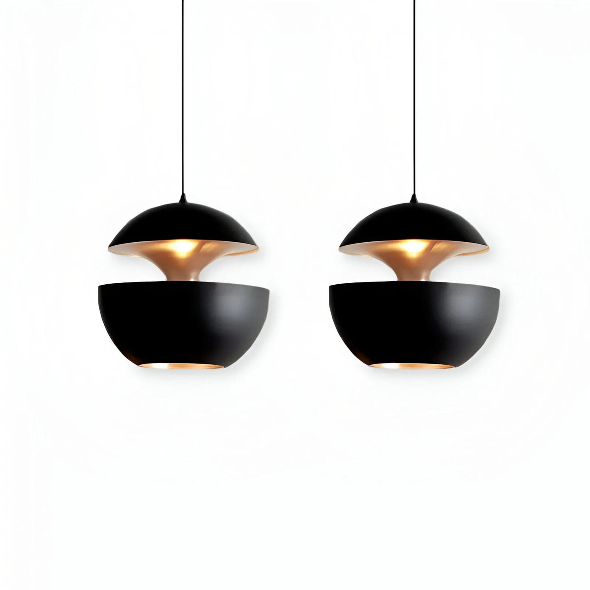 Artistic Apple-Shaped Pendant Light with Adjustable Cable