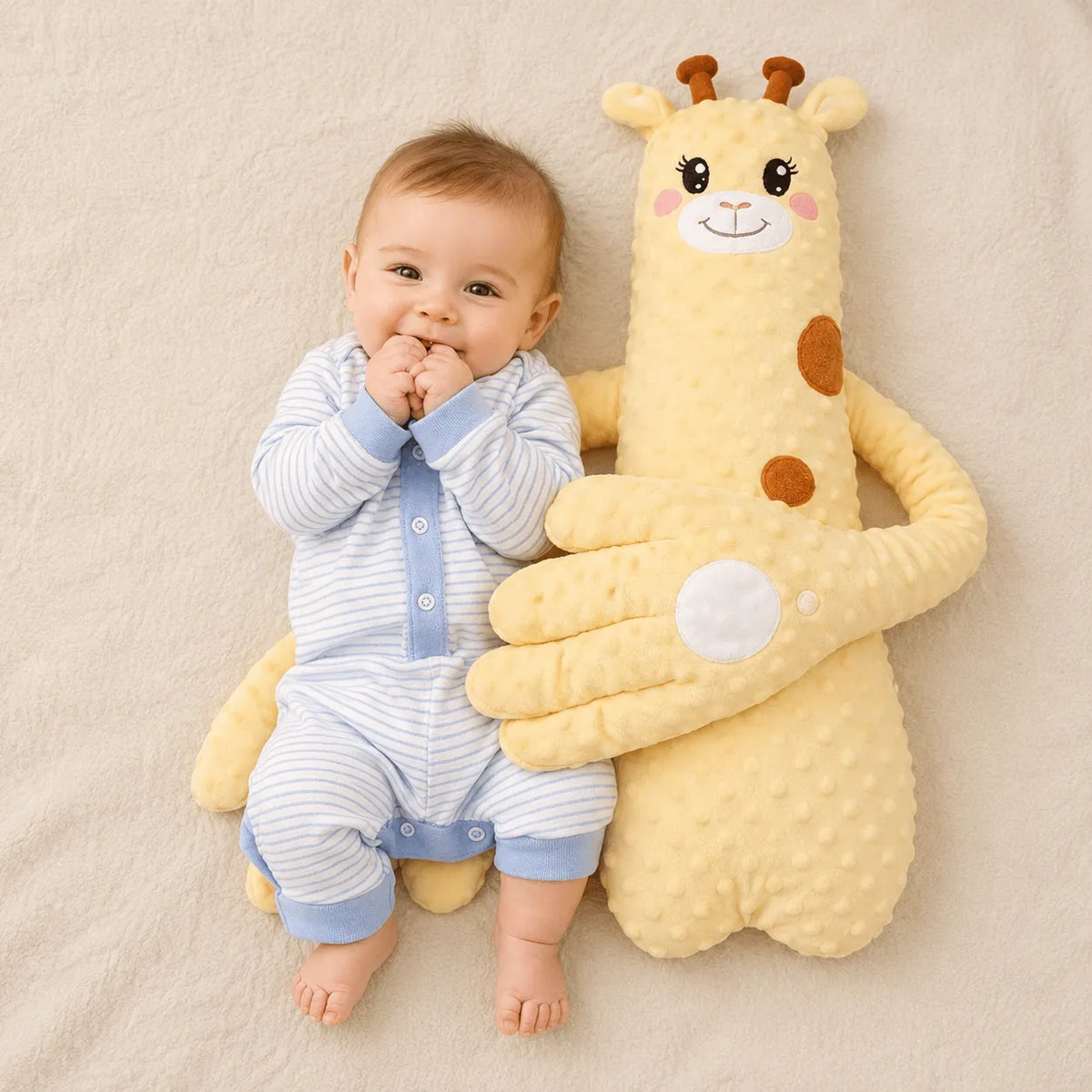 Baby Rhythmic Patting Plush Soothing Toy with Remote