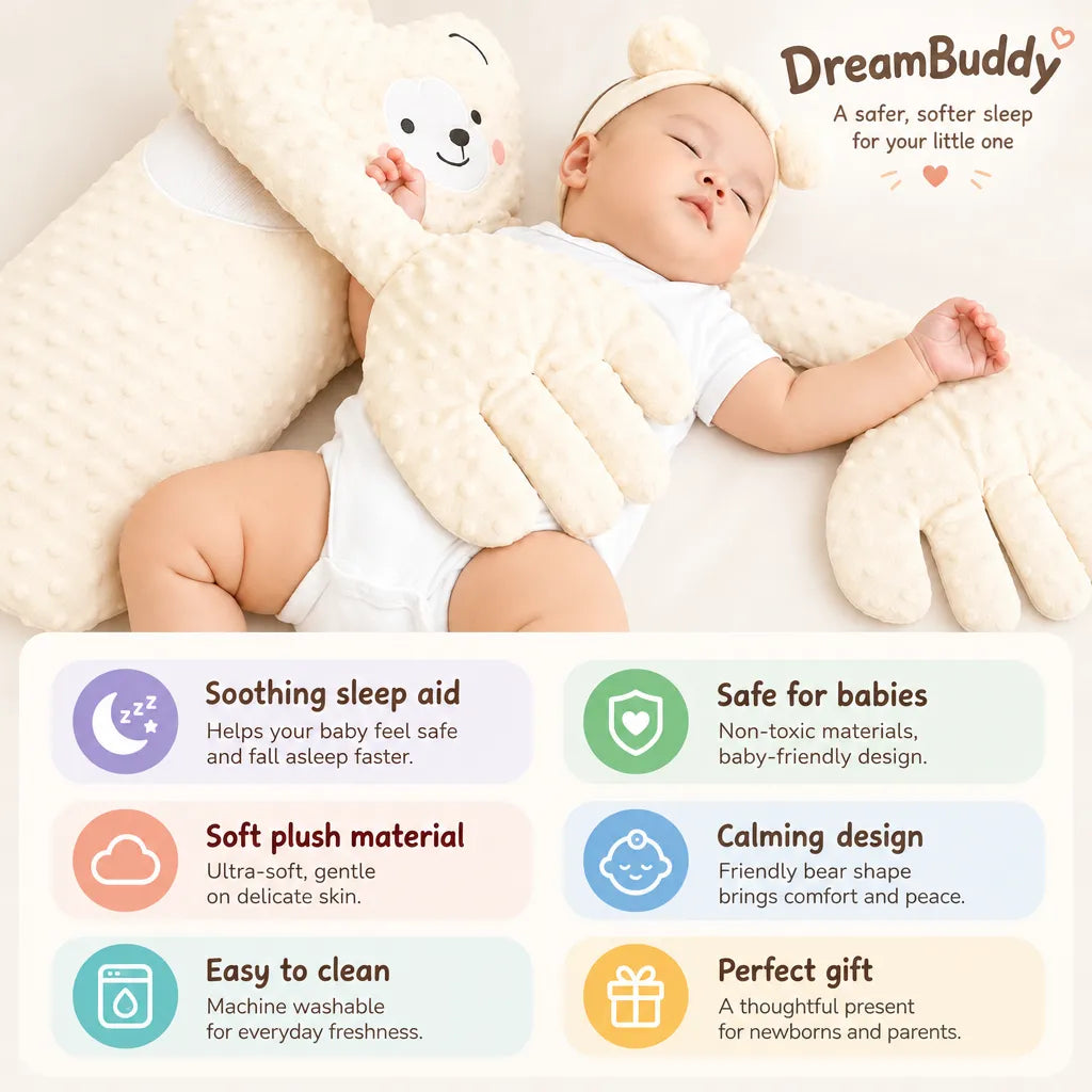 Baby Rhythmic Patting Plush Soothing Toy with Remote