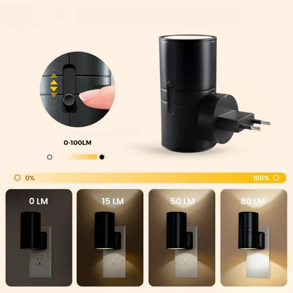 Bauhaus Dimmable LED Night Light with Sensor