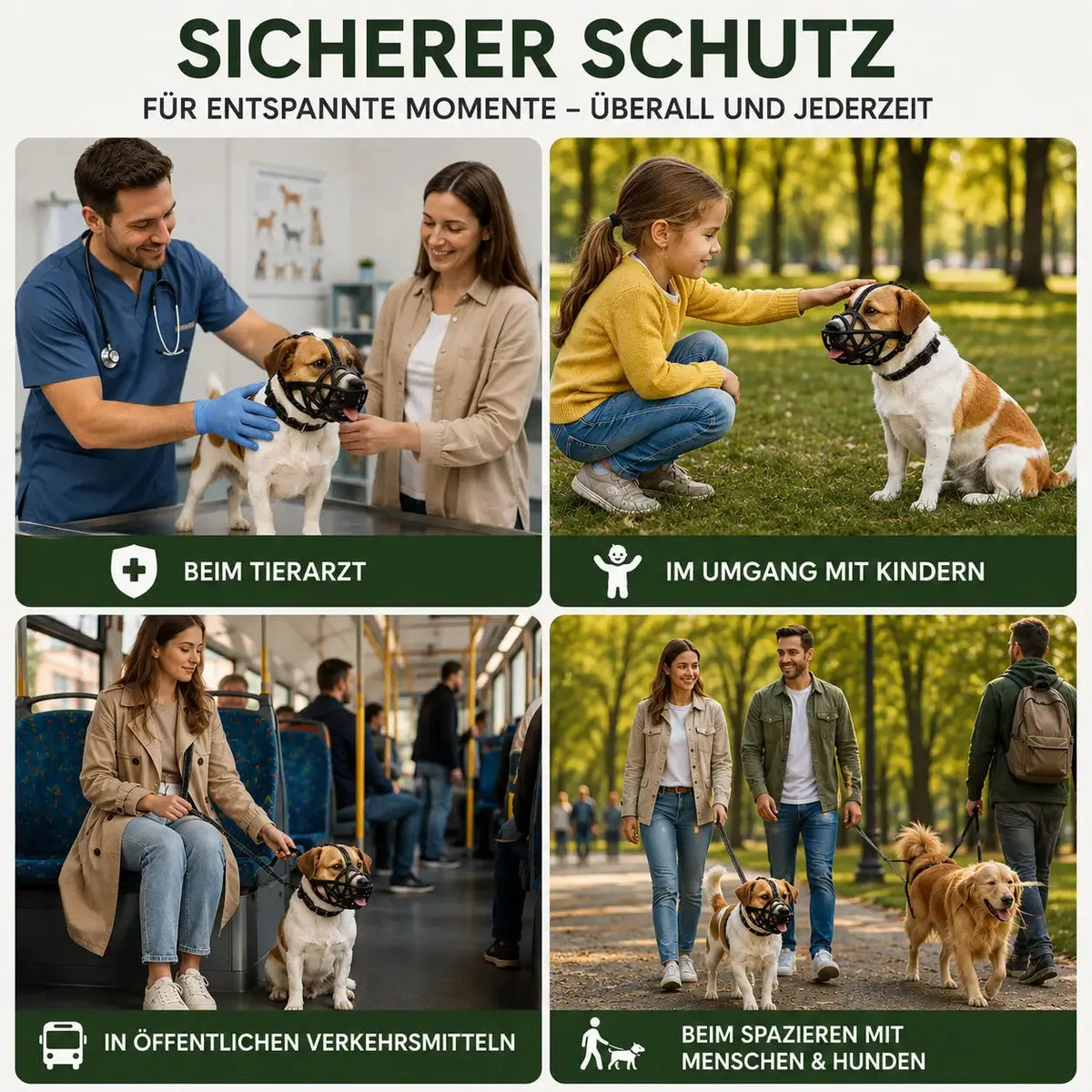 Breathable Dog Muzzle with Adjustable Reflective Strap